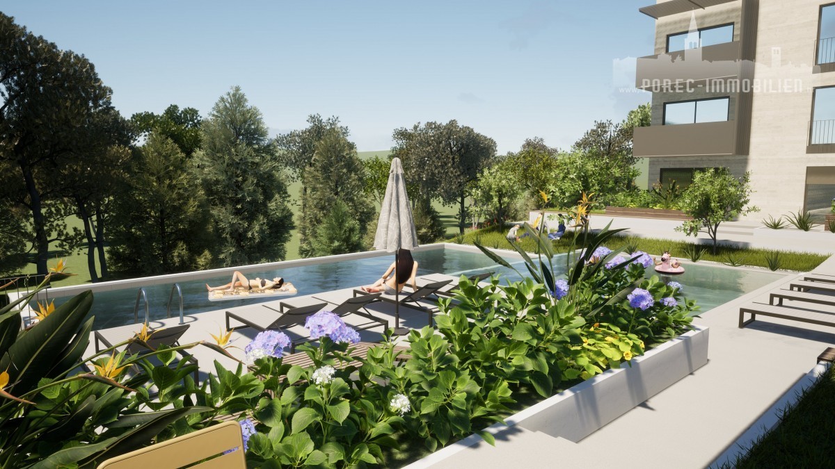 Appartamento con una camera da letto e la piscina, al secondo piano di un moderno edificio con l'ascensore - nella fase di costruzione 7