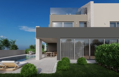 Exclusive semi-detached villa with panoramic sea view - under construction