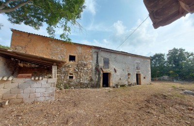 Stone barn near Poreč with 1000 m2 garden, for adaptation