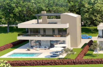 An impressive villa with a beautiful sea view - under construction