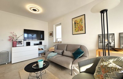 Furnished two-bedroom apartment in a new building.