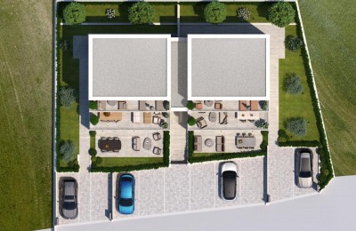 New apartment under construction, ground floor with garden, 7 km from Poreč