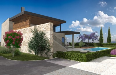 Completely furnished modern villa with sea view - under construction