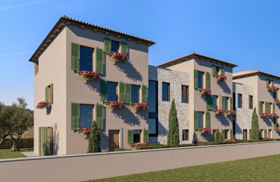 Newly built! Beautiful house with three bedrooms, first in the row - under construction