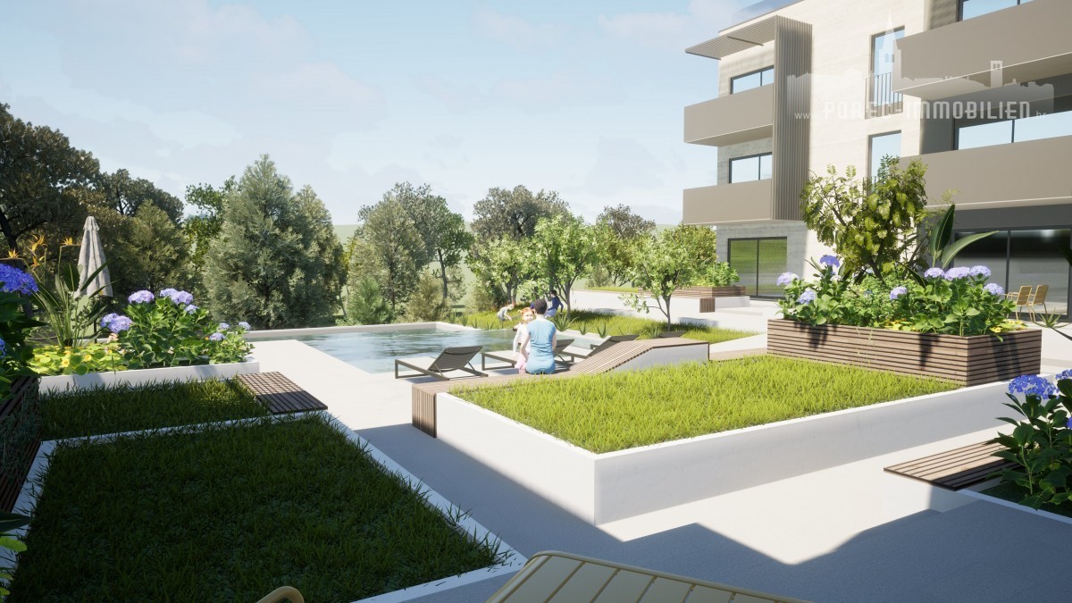 Appartamento con una camera da letto e la piscina, al secondo piano di un moderno edificio con l'ascensore - nella fase di costruzione 8