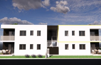 Apartment with two bedrooms, on the first floor of a modern new building - under construction