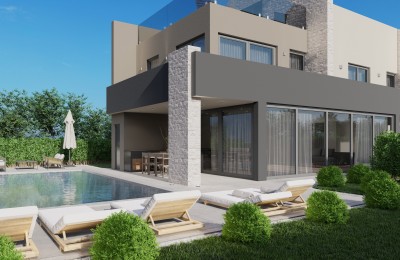 Exclusive semi-detached villa with panoramic sea view - under construction