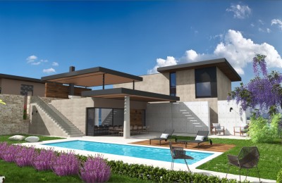 Completely furnished modern villa with sea view - under construction