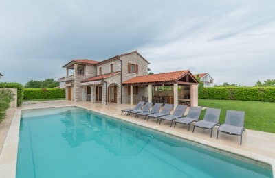 Beautiful Istrian villa with a swimming pool and landscaped garden