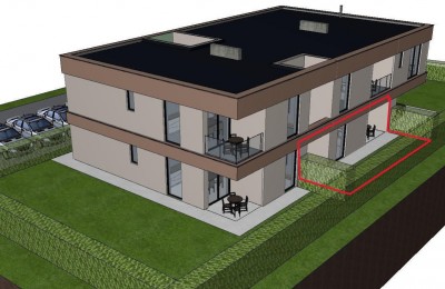 New-Build Apartment Near Poreč Town Centre, 77.58 m², Garden & 2 Parking Spaces - under construction