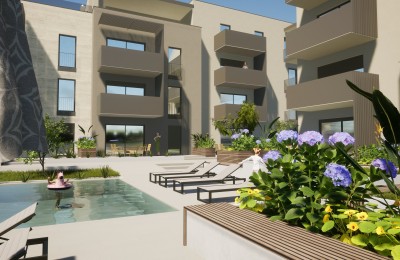 Appartamento con una camera da letto e la piscina, al secondo piano di un moderno edificio con l'ascensore - nella fase di costruzione 9