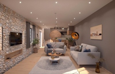 Einfamilienhaus in der Nähe von Porec, mit 3 Wohnungen und einem Swimmingpool, auf einem Grundstück von 1300 m2