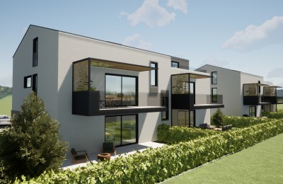 Porec, new construction! Apartment on the ground floor, only 2000 m from the sea and the city center - under construction